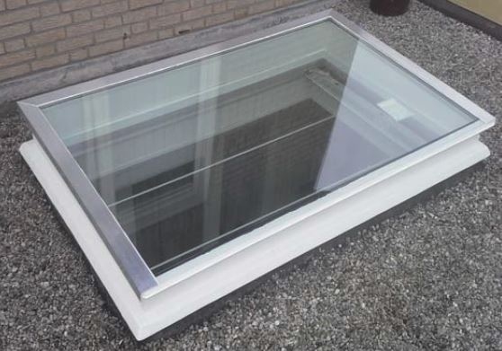 lichtkoepel glas met ventilatie